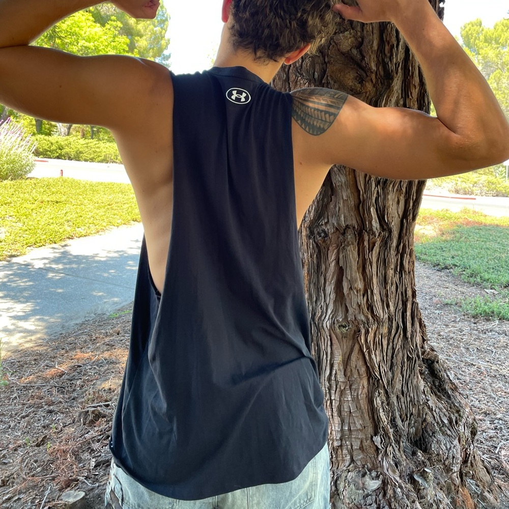 PROJECT ROCK IRON PARADISE UNDER ARMOUR MEN TANK TOP DWAYNE JOHNSON SLEEVELESS X - Picture 7 of 16